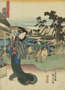 KUNISADA/Totsuka, from */Tokaido gojusan tsugi no uchi/* (the Fifty-three stations of the Tokaido)のサムネール