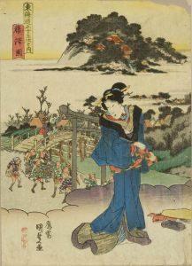 KUNISADA/Fujisawa, from */Tokaido gojusan tsugi no uchi/* (the Fifty-three stations of the Tokaido)のサムネール