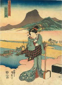 KUNISADA/Kanaya, from */Tokaido gojusan tsugi no uchi/* (the Fifty-three stations of the Tokaido)のサムネール