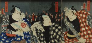 KUNIAKI/Portrait of actors, triptychのサムネール