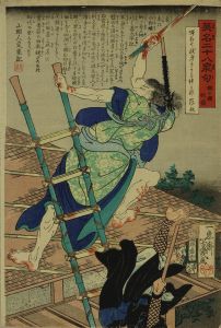 YOSHIIKU/Marigase Shuya, from */Eimei nijuhasshuku/* (Twenty-eight forms of murders with verse)のサムネール