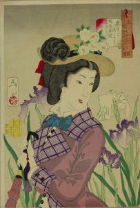 YOSHITOSHI/*/Yuho ga shitaso/* (Looking as if she wants to stroll), from */Fuzoku sanjuniso/* (Thirty-two aspect of customs and manners)のサムネール