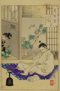 YOSHITOSHI/Toyotomi Hidetsugu, from */Tsuki hyakushi/* (One-hundred aspects of the moon)のサムネール