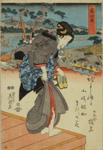 EISEN/Shimada, from the Fifty-three stations of the Tokaido/* ('*/Bijin/*' Tokaido)のサムネール