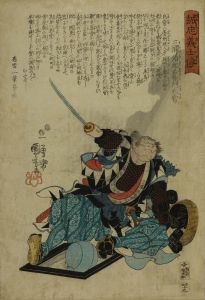 KUNIYOSHI/Mimura Jirozaemon Kanetsune, from */Seichu gishiden/* (Stories of the true loyalty of the faithful samurai)のサムネール