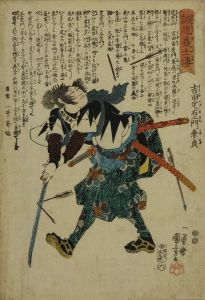 KUNIYOSHI/Yoshida Sadaemon Kanesada, from */Seichu gishiden/* (Stories of the true loyalty of the faithful samurai)のサムネール