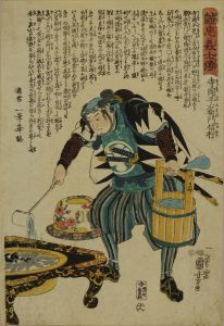 KUNIYOSHI/Terasaka Kichiemon Nobuyuki, from */Seichu gishiden/* (Stories of the true loyalty of the faithful samurai)のサムネール
