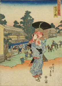 国貞/東海道五十三次之内 鳴海之図のサムネール