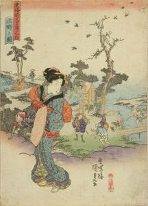 KUNISADA/Shono, from Tokaido gojusan tsugi no uchi (the Fifty-three stations of the Tokaido)のサムネール