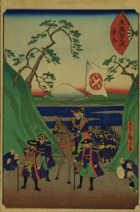 HIROSHIGE II/Kanaya, from */Suehiro gojusan tsugi/*  (Suehiro fifty-three stations of the Tokaido)のサムネール