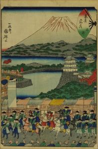 KUNITERU/Numazu, from */Suehiro gojusan tsugi/*  (Suehiro fifty-three stations of the Tokaido)のサムネール