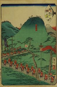 YOSHITOSHI/Hiratsuka, from */Suehiro gojusan tsugi/*  (Suehiro fifty-three stations of the Tokaido)のサムネール