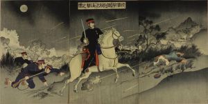 UNSIGNED/Scene of Sino-Japanese War, triptychのサムネール