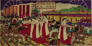 KANSAI/Scene of the Satsuma Rebellion, triptychのサムネール
