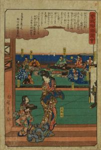 HIROSHIGE/Tora Gozen, from */Soga monogatari zue/*  (Pictures of the tale of Soga Brothers)のサムネール
