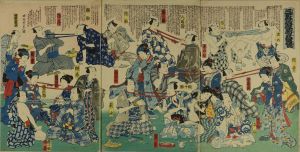 無款/三芝居役者芸競のサムネール