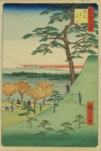 広重/名所江戸百景　目黒元不二のサムネール