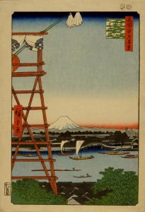広重/名所江戸百景　両ごく回向院元柳橋のサムネール