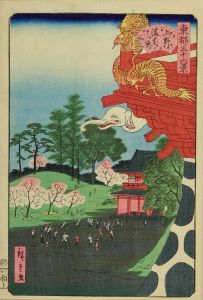 広重二代/東都三十六景　上野満花之詠のサムネール