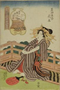 英泉/新吉原年中行事　五月端午軒の菖蒲　若那屋内　花衣のサムネール