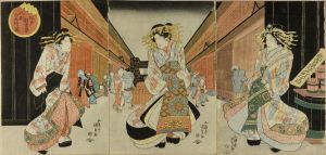国貞/江戸新吉原　八朔　白無垢の図のサムネール