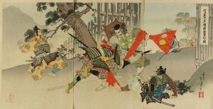 年方/村上義光芋瀬ニ錦旗奪返ス図のサムネール
