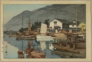 吉田博/瀬戸内海集第二　瀬戸内海　鞆之港　自摺のサムネール