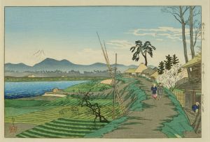 高橋松亭/都南八景之内　矢口の渡しのサムネール