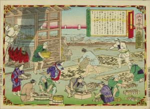 広重三代/大日本物産図会　對馬国　海鼠製之図 のサムネール