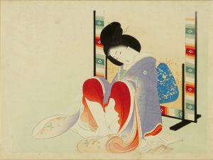 富岡永洗/やくものちぎりのサムネール